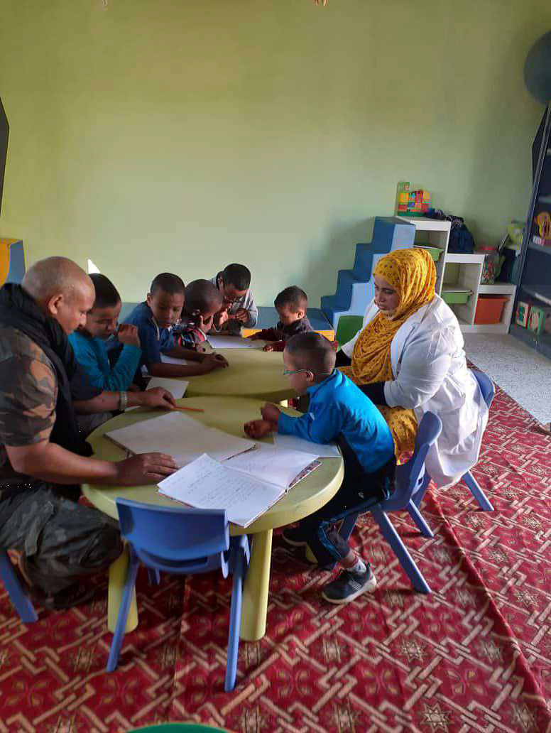 Imagen A. “Mejorar condiciones nutricionales y transporte en Centros de Educación Especial y de discapacidad sensorial de los Campos de refugiados saharauis en Tinduf - curso 2019-2020”.