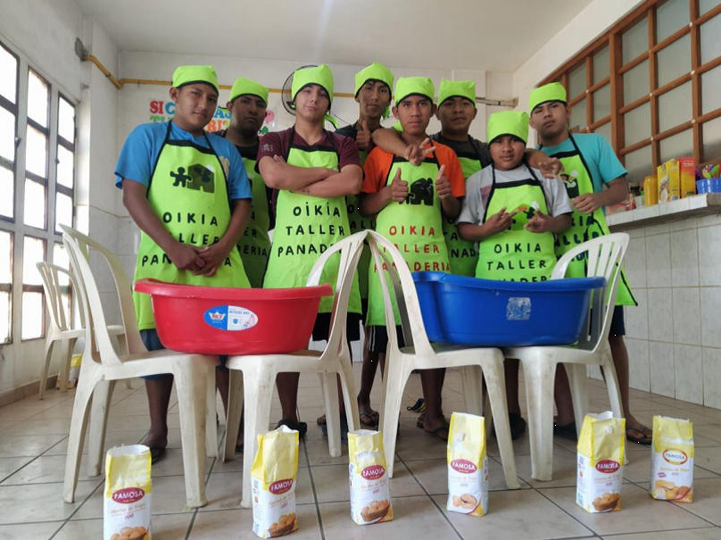 Imagen A. Renovación de los espacios y servicios de Oikia para los niños y jóvenes en situación de calle en Santa Cruz de la Sierra. Bolivia.
