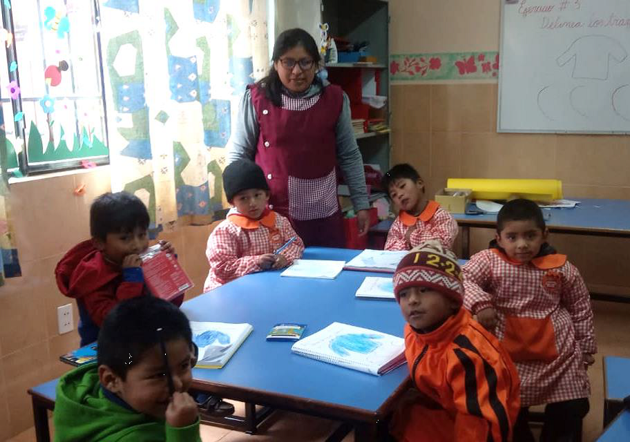 Imagen A. Educación infantil para evitar la exclusión en El Alto de Bolivia